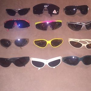 Twelve pair sunglasses